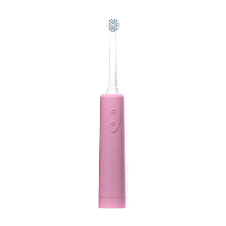 What are the characteristics of the toothbrush's cleaning method? How does it combine oscillation and vibration to remove tartar and dental plaque?